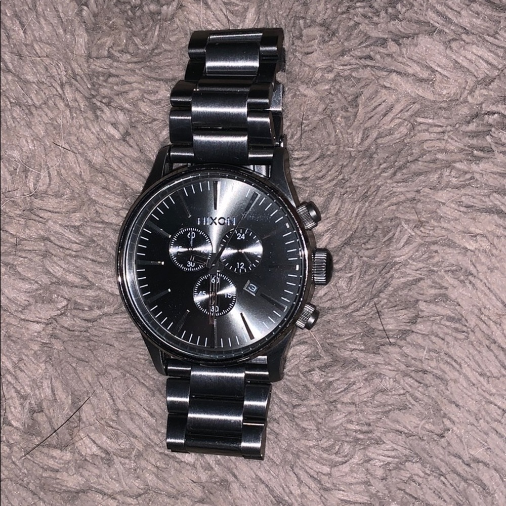 Black Nixon Men’s Watch